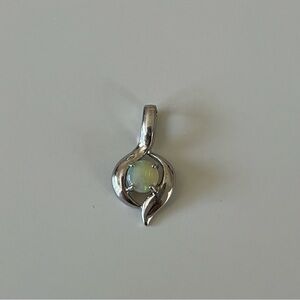 Opal Sterling Silver Pendant